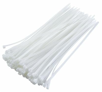 Viceree 100 Attache Cable Universels Blanc -3.6x200mm- Serre Cable et Collier de Serrage Plastique – Solution de Gestion de Câbles Efficace et Robuste - Attaches Cable Blanc de Haute Qualité