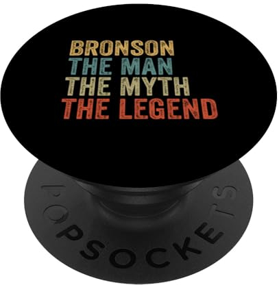 Bronson the man the myth the legend PopSockets mit austauschbarem PopGrip