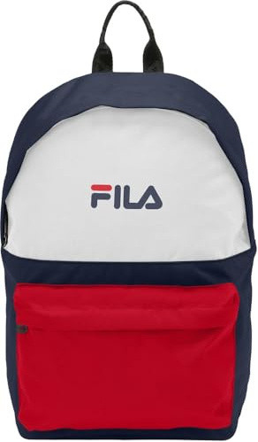 FILA Unisex Formosa S’Cool Two Backpack, Medieval Blue-Bright White-True Red