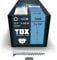 TOX Vis TIMBR SK 5,0 x 120 mm, zinguée bleue à tête fraisée, TX25, vis pour vissage léger et montages à fleur dans la construction en bois, 200 pièces dans un carton, 1x embout inclus, 1120404150120