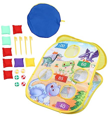 SAFIGLE 1 Set Throw Sandbag Game Folding Game Bag Outdoor Playset Outdoor Playsets Sports Toys Throwing Sandbag Kid Toys Toy for Toys for outside Cloth
