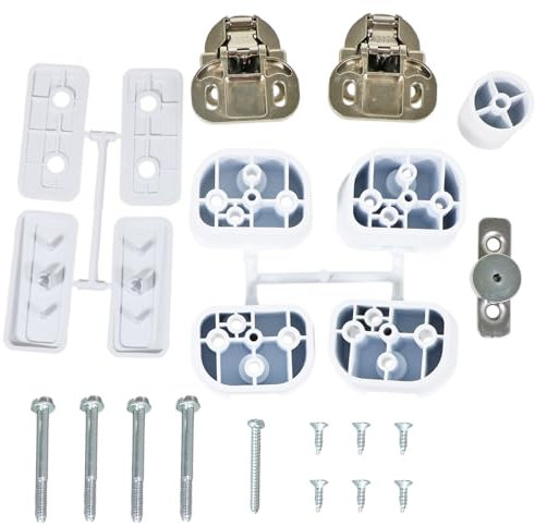 SPARES2GO Integrated Door Hinge Fixing Kit for Candy CBD CBD4 CBD5 CBWD CBWM Washing Machine