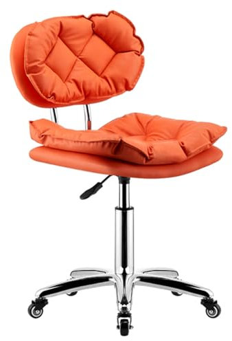 Pealihuy Rollstuhl Bürostuhl Ergonomischer Arbeitsstuhl mit Rollen, Home-Office-Schreibtischstuhl Akzent-Seitenstuhl Lounge-Gastfreundschaftsstühle für Küche, Waschtisch, Wohnzimmer