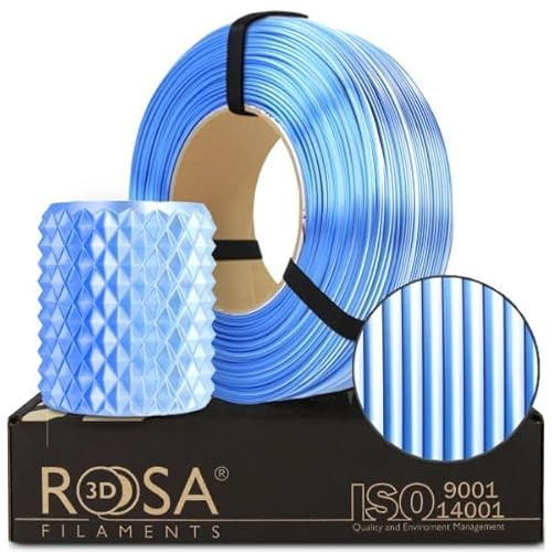 ROSA3D Magic PLA Silk Filament 1.75 mm für 3D Drucker, Gefrorenes Refill 1 kg
