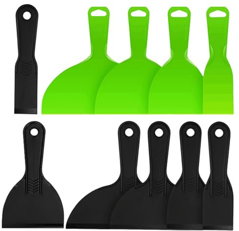 Zktfyshk 10 Stück modische Wandschaufeln zum Entfernen von Tapeten, Verputzen, Löchern, Schaber, Abisolierwerkzeug, Wandreparatur