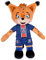 PSG - Peluche Mascotte Germain Le Lynx - 25 cm - Licence Officielle - Peluche Douce avec Maillot Amovible - Souvenir Foot pour Enfants & Supporters - Idée Cadeau Fan Paris Saint-Germain - DC4264