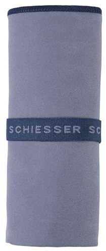 Schiesser Mikrofaser- Handtuch Mario für Sport, Sauna, Reise | schnelltrocknend | leicht | kompakt | 80x130cm | Lavendel