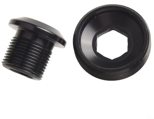 Kurbelschraubenmutter-Set passend für Fahrrad mit GXP Spezifikationen in den Modellgrößen M15 und M26 (Mutter)