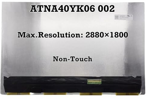 toplcdled 14 Laptop Bildschirm Ersatz Für ATNA40YK06 002 Non-Touch OLED Digitizer 2880×1800 LCD-Schirm