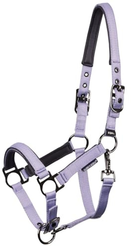 JA Horse JA4005 Fohlenhalfter Pepper, Lavender, Fohlen | Fohlen-Kopfstück, Verstellbares Halfter mit Neoprenpolsterung an Genick und Nase
