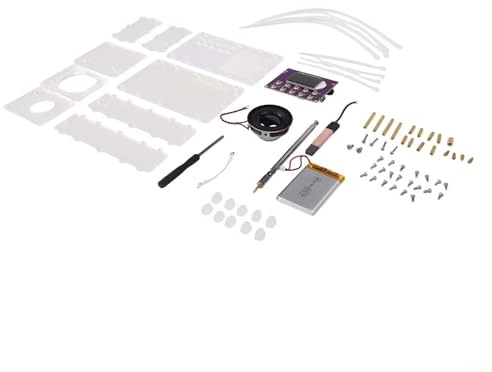 Digital Radio Kit, FM Full Band Assembly DIY Electronic Receiver Module Clock for Learning