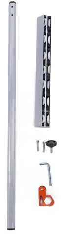 SEAFRONT Herramienta de Corte de Vidrio en Forma de T de 60 Cm Cortador de Vidrio de Empuje Tipo T Engrase de Control Automático con 14 Rodamientos de Rodillos Aleación de Alumini