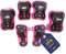 BEST SPORTING Schützer Set HQ für Kinder I Ellenbogenschoner/Handrückenschoner/Knieschoner in Größe M I hochwertiges Skater Schützer Set in Pink/Schwarz I Robustes Schonerset