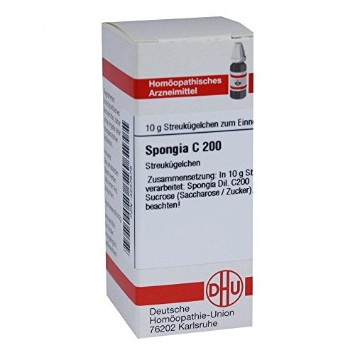 DHU Spongia C200 Streukügelchen, 10 g Globuli