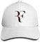 Huseki Roger Federer Sandwich Baseball Caps For Unisex Adjustable White