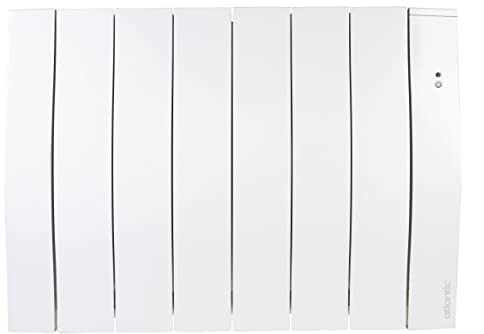 radiateur connecté - atlantic galapagos - horizontal - 750w - blanc - atlantic 500607