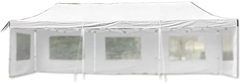 Nexos Pavillondach Ersatzdach Wechseldach für Profi Falt-Pavillon 3x9m - Dachplane 270g/m² PVC-Coating versiegelte Nähte wasserdicht – Farbe: weiß
