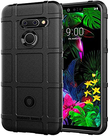 XMTON LG G8 ThinQ 6.1 Coque,Souple Silicium TPU Bumper Case Air Cushion Shock-Absorption Anti-Rayures Housse de Protective Coque pour LG G8 ThinQ Smartphone (Noir)