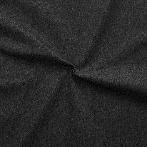 Stretch Jeans Stoff Washed Denim Meterware Schwarz