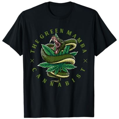 Snake Lovers, Cannabist, Snake Owner, Pot Weed Ganja Smoker, T-Shirt