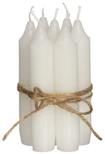 7-tlg. Set Kerzen H 11 cm (Weiß)