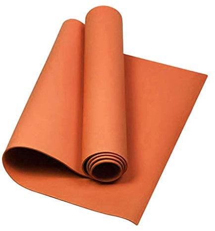 Tubayia Yoga Matte EVA Rutschfest Gymnastikmatte Yogamatte Fitnessmatte Fitness Pilates Matte (Orange)