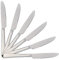 H HANSEL HOME 6 Tafelmesser 22,5x2,05 cm Hochglanzpoliert Edelstahl 18/0