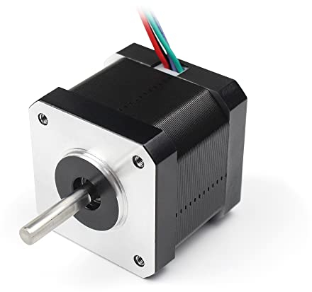 RATTMMOTOR Nema 17 Schrittmotor 42 Stepper Motor 45Ncm (64oz.in) 1,7A 4-adriges Kabel 1,8 Grad 2-phase CNC Motor mit 1m Kabel 42x42x40mm für 3D-Drucker/Roboter