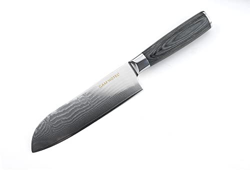 Gam'Hotel - Couteau santoku damarus 29,5cm