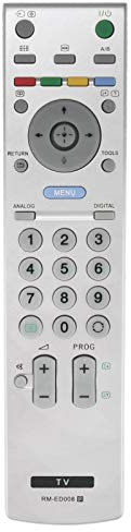 VINABTY RM-ED008 Remote Control fit for Sony Bravia LCD Digital Colour TV KDL-46T35xx KDL-40T35xx KDL-40V29xx KDL-40V2900 KDL-40T3500 KDL-46T3500 KDL-46W2000 KDL-40W2000 KDL-46V2500 KDL-40V2500
