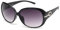JM Klassisch Bifokale Lese Sonnenbrille für Damen Jahrgang Lesebrille Draussen UV-Schutz Schwarz +1,25
