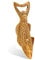 NKlaus Flaschenöffner Fisch Design aus Messing antik 14,5x5cm Bieröffner Barzubehör 11564