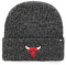47 Chicago-Bulls-Beanie-Mütze für Herren und Damen, Strickmütze, Stretch-Passform, Schwarz, Einheitsgröße, Schwarz