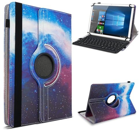 UC-Express Tablet Hülle kompatibel für Xiaomi Mi Pad 6/6 Pro 11 Zoll Tasche Tastatur Schutzhülle Bluetooth Case Cover 360 Drehbar Keyboard, Farbe:Motiv 17