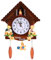 Pwshymi Coucou Horloge, Horloge Murale à Coucou avec Pendule Décoration Murale pour la Maison, Le Salon