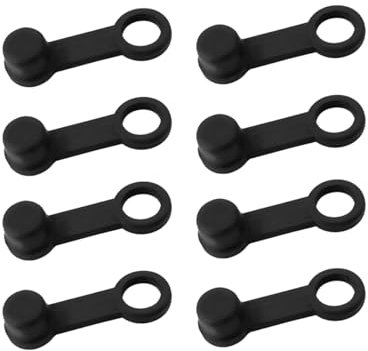 povtii 8PCS Brake Bleed Nipple Cap, 8mm Rubber Car Brake Bleeder Screw Grease Dust Cover, Vehicle Brake Bleeder Nipple Cap Replacement for Motorcycle Motorbike, Car Accessories