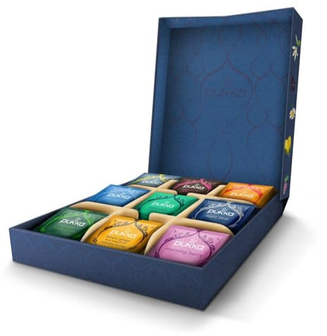 Pukka Tee Geschenkset, Bio Kräutertee, Tee Box, Nachhaltiges Tee Set, Ideal für jeden Anlass, Geschenkidee, 9 Varianten,45 Teebeutel
