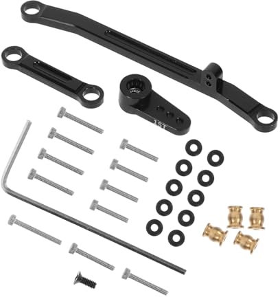 BCOATH 1satz Metall-steuerungsstangen Für Rc- Kompatibel Mit Axial Hochpräzise Installieren Stilvolles Design Perfekter Ersatz Für Fernsteuerungsmodelle
