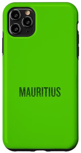 Hülle für iPhone 11 Pro Max Mauritius-Nationalflagge, Farbe: Grün