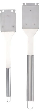 Lunaobrik Grill Cleaner Brush, Grill Brush for Grill Cleaning, 2 x Wire Brushes, Stainless Steel Scrubber and Scraper, Cookout Tool, Cleaning Tools for Men Dad
