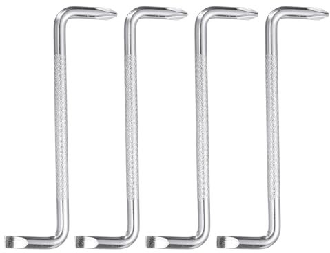 sourcing map 4pcs Offset Screwdriver Set PH1/SL5 Phillips Slotted Head Right Angle 90 Degree Screw Driver Double Ended Z-Type Hand Tool for Home Appliance Repair