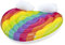 OISE ART STORE Trade Shop - Materassino Isola Gonfiabile Galleggiante Fashion Rainbow Forma Cuore Multicolore 43722 -