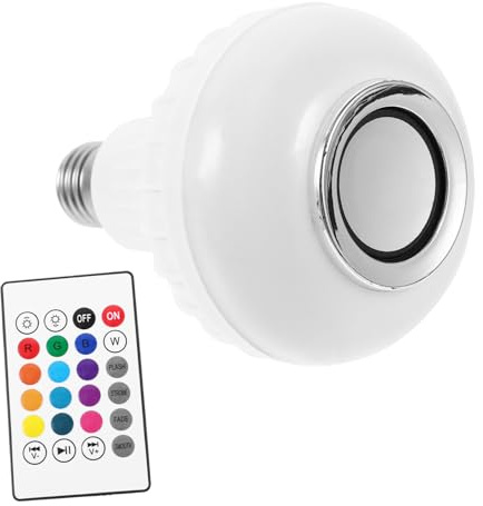 UKCOCO Ampoule Led Intelligente Avec Haut-parleur Couleur Changeante Connectable Au Smartphone Et Tablette