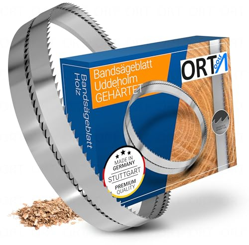 ORTA 1er-Set Uddeholm gehärtete Bandsägeblatt, 2240 x 8 x 0,50 x 6 mm | Ideal zum Trennen von Weich- & Hartholz, Made in Germany, 99,5% Schnittpräzision