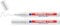 edding 750 Marqueur peinture - blanc - 2 stylos - pointe ronde 2-4 mm - marqueur de peinture pour l'étiquetage du métal, verre, roche ou du plastique - résistant à la chaleur, permanent et étanche