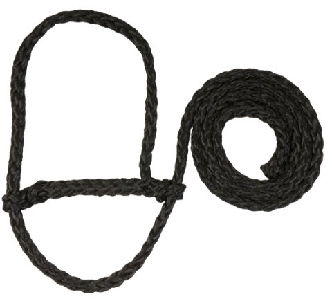 Weaver Leather Halfter für Tiere Polypropylen-Seil für Schafe, 35-7840-BK, Schwarz