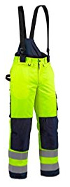 Blakläder High Vis 18851977, Winter Latzhose, Gelb/Marineblau, Größe C150