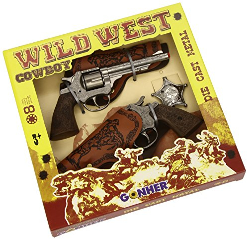 Gonher S.A. – a1302723 – Pistole – Coffret 158/0 Wild Western aus Metall