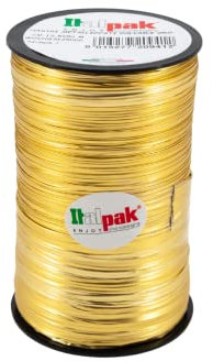 Metallband Polysilk 12,5 x 50 gold