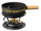 Stöckli Fondue Käsegarnitur Alpaufzug Classic schwarz, 7566.742114HAA